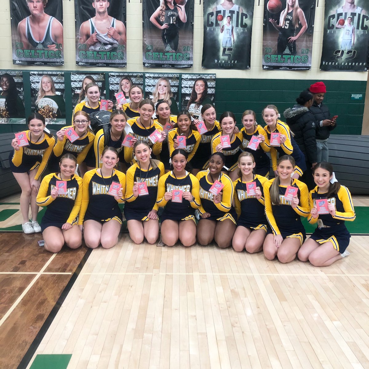 Your Whitmer Cheerleaders are one the road to STATES!! #LetsGetIt #OnTheRoadToState #NoRegrets #HardworkPaysOff #Cheer #cheercompetition #statecheercomp #Whitmer #WhatsTheMatterCatGotYourTongue