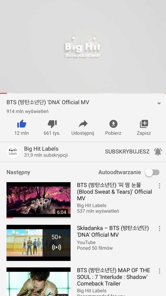 brzuzka_8's tweet photo. #streamingDNA
ARMY
only 86 mln come on
@BTS_twt https://t.co/yPNaQAB7fq