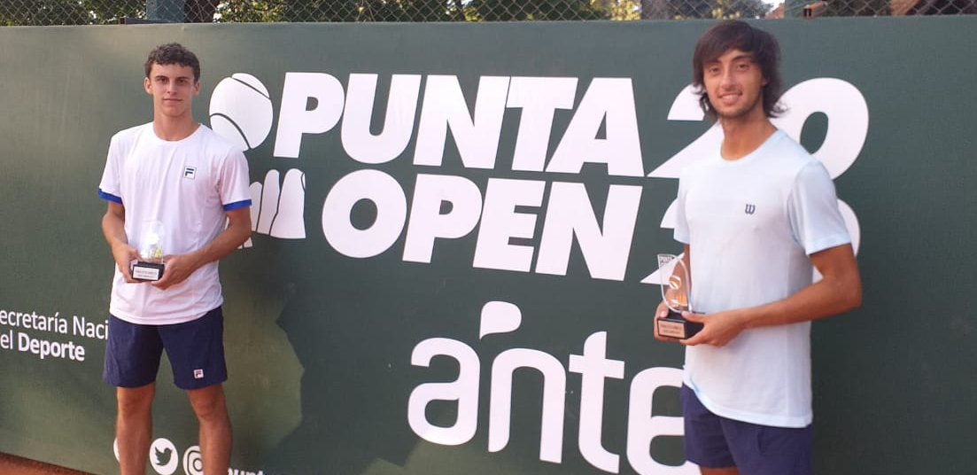 ADamelio64's tweet photo. #Tenis #PuntaOpen2020🏆 El platense Thiago Tirante y Juan Manuel Cerúndolo perdieron la final de dobles de
@PuntaOpen contra los brasileños Orlando Luz y Rafael Matos (1 preclasificados) 6-4 6-2. Gran tarea de la pareja argentina, que son el futuro de nuestro tenis.
📸@puntaOpen https://t.co/ywLhiJJeKf