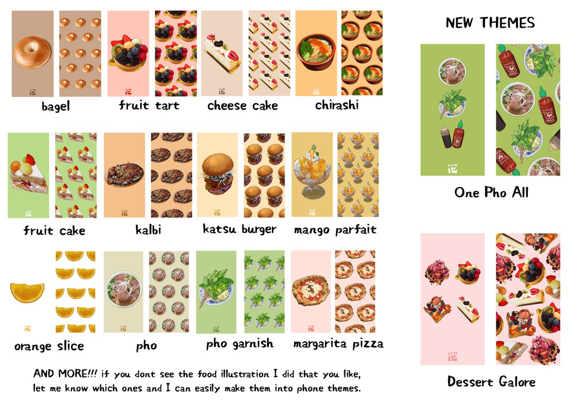 itadaki_yasu's tweet photo. For new followers and current followers, I added new themes for the phone! 
Accepting ko-fi donations for my Japan trip(Food$😂)! 
For each Ko-fi ($3)You can choose new/old themes OR You can donate now and wait for themes from Japan trip! 
RT please!! 

https://t.co/1RKPclmXJr https://t.co/kwNVfTEShv