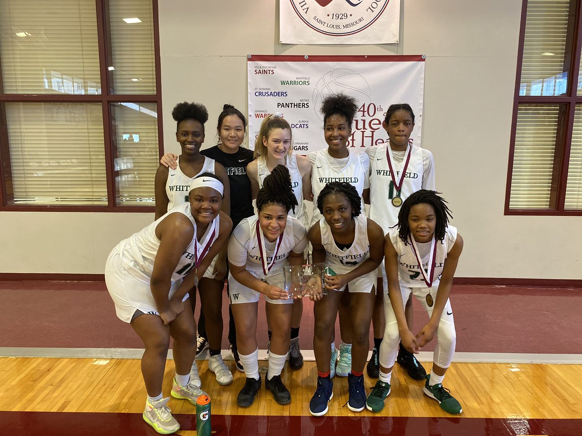 WFBallHers's tweet photo. 1st Place Queen of Hearts Tourney! 50-40 win over Metro.  Thank you for your hospitality @VDOHschool 
@STLhssports https://t.co/FkZnW4SGjP