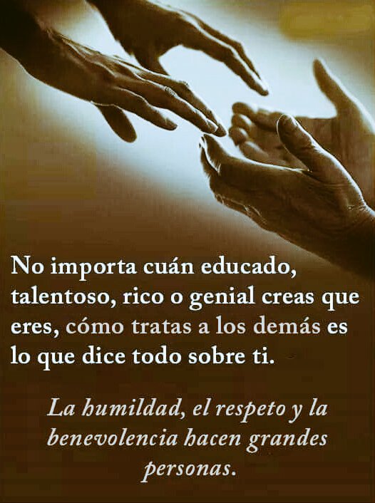 ByRavet's tweet photo. No importa cuán educado, talentoso, rico o genial creas que eres, cómo tratas a los demás es lo que dice todo sobre ti.  
* La Humildad, El Respeto y La Benevolencia Hacen Grandes Personas. https://t.co/uXkY8HaELW