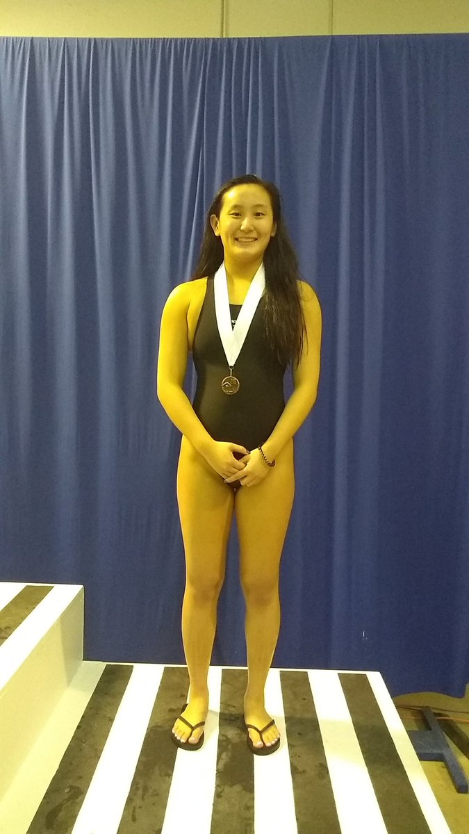 Ashlie German takes 3rd in the 100 Fly at the Springfield Invite!