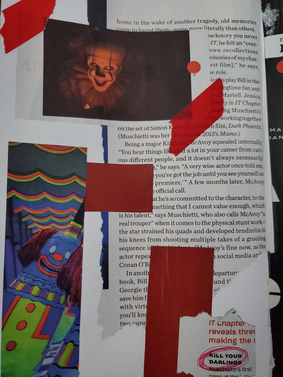 JaceofSpaace's tweet photo. Had a fun little romp making a little collage with some old magazines I have lying around. I'm not much of the horror type tbh, but this was really fun! https://t.co/7hs7hF4LTo