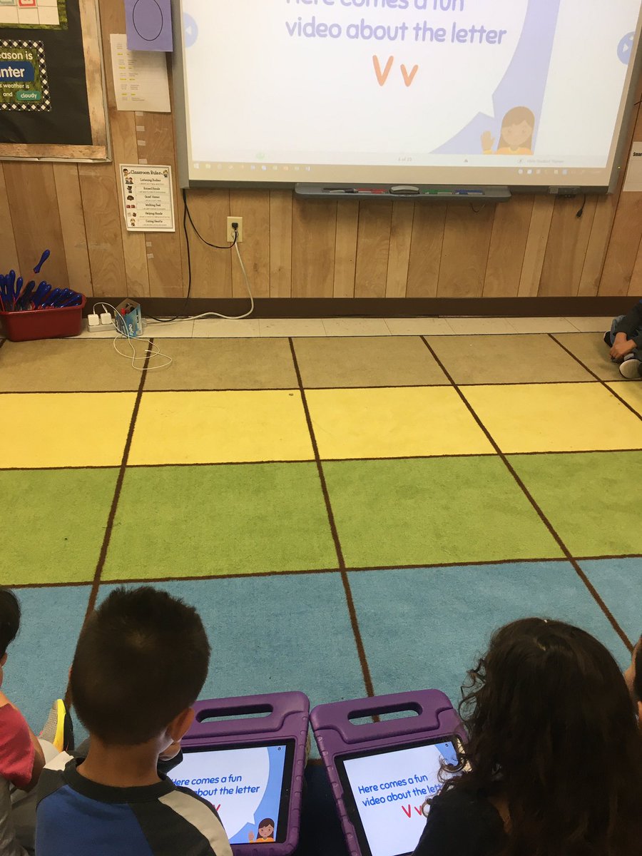 Patrici50123730's tweet photo. Nearpod with my Pre-K students! they think itโs magical ๐งโโ๏ธ watch out, techies ahead!!๐ฉ๐ปโ๐ป๐ง๐ปโ๐ป #CCISDSanders #CCISDIT https://t.co/6LBMm7uxb3