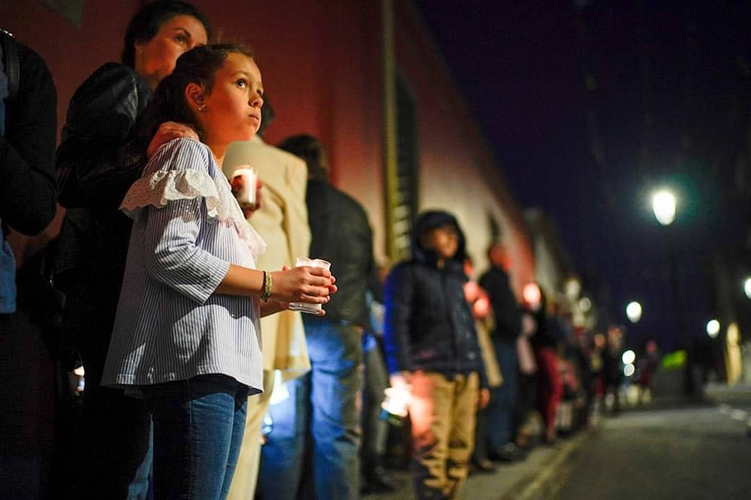 EvenActivMoya's tweet photo. Cientos de feligreses se congregaron en la tarde noche de este sábado para mostrar su fervor a la patrona de la @VilladeMoya  Nuestra Señora de Candelaria, en la fiesta litúrgica en honor a la virgen. https://t.co/YX9mdMUI6K