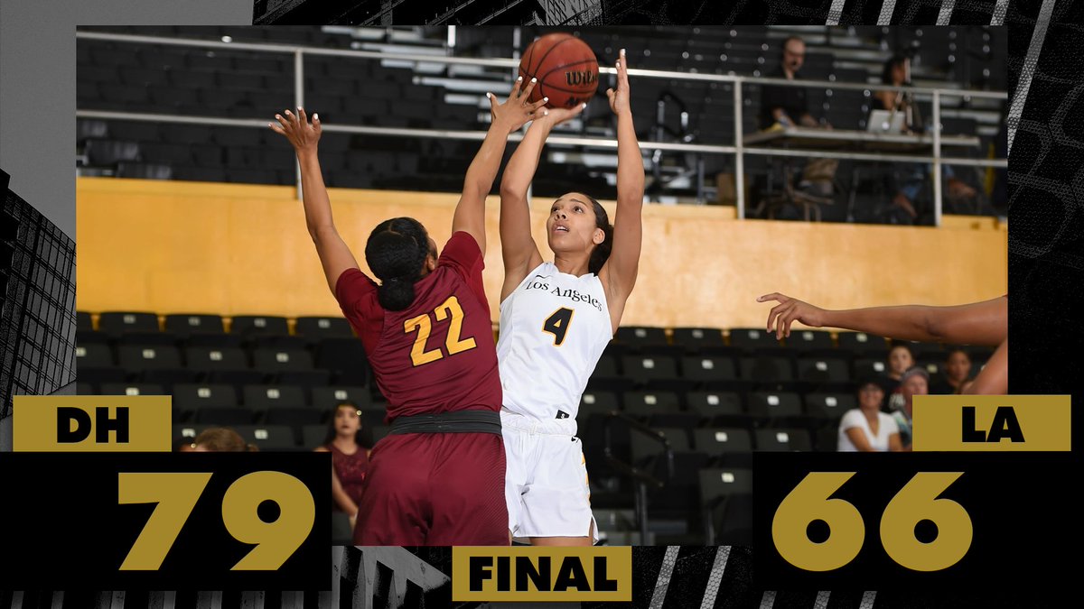 Mackenzie barnes shoots her shot.

Dominguez Hills 79-66.