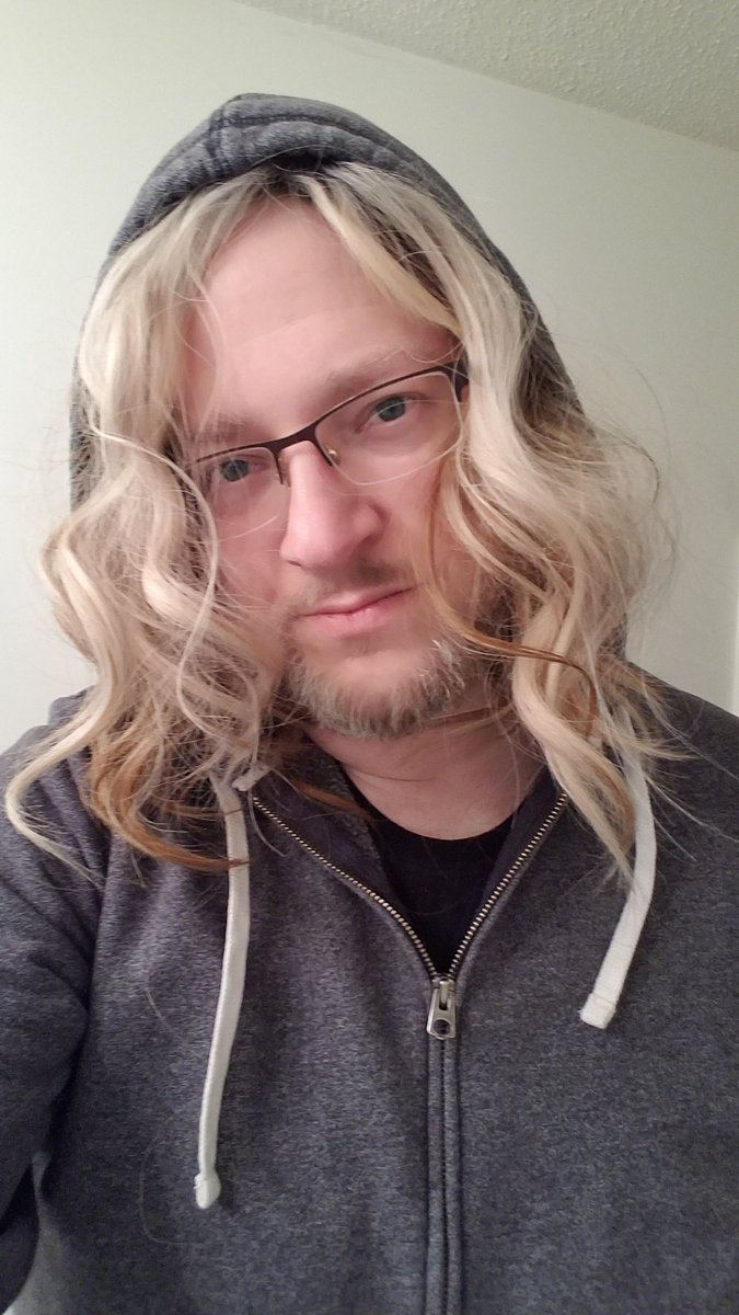 LoserMLW's tweet photo. Trying out my sister-in-law's new #wig. Not my favorite, however, I DO kinda like it with the hoodie...
Feel like I should be touring with a 90's grunge cover band! #thisishowyouremindme https://t.co/nyhOmRyWJ2