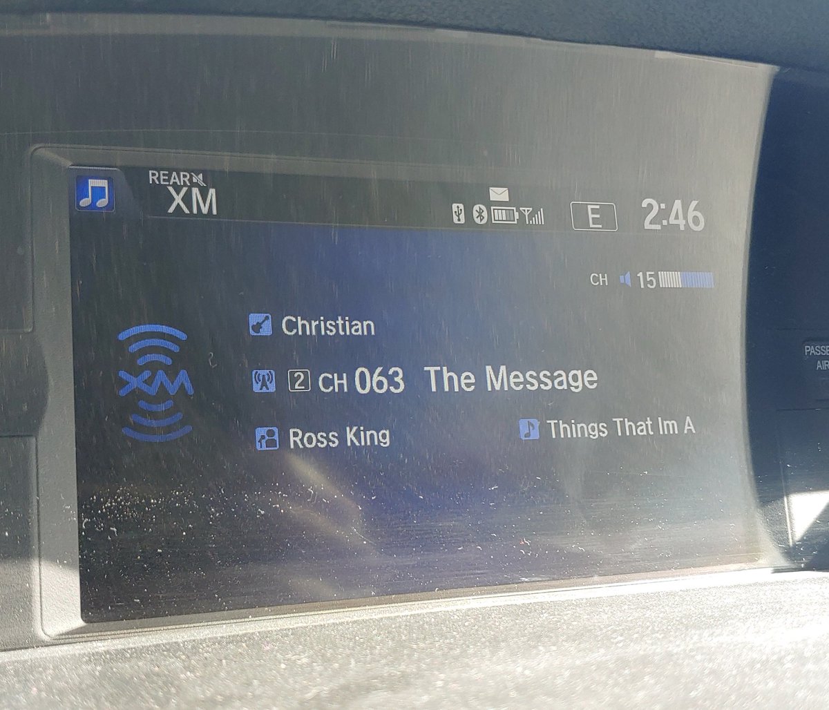 ericvarnon's tweet photo. Hey @SXMTheMessage, always #morecowbell, but how about more @rosskingmusic too??? https://t.co/X9YpmsRZOr