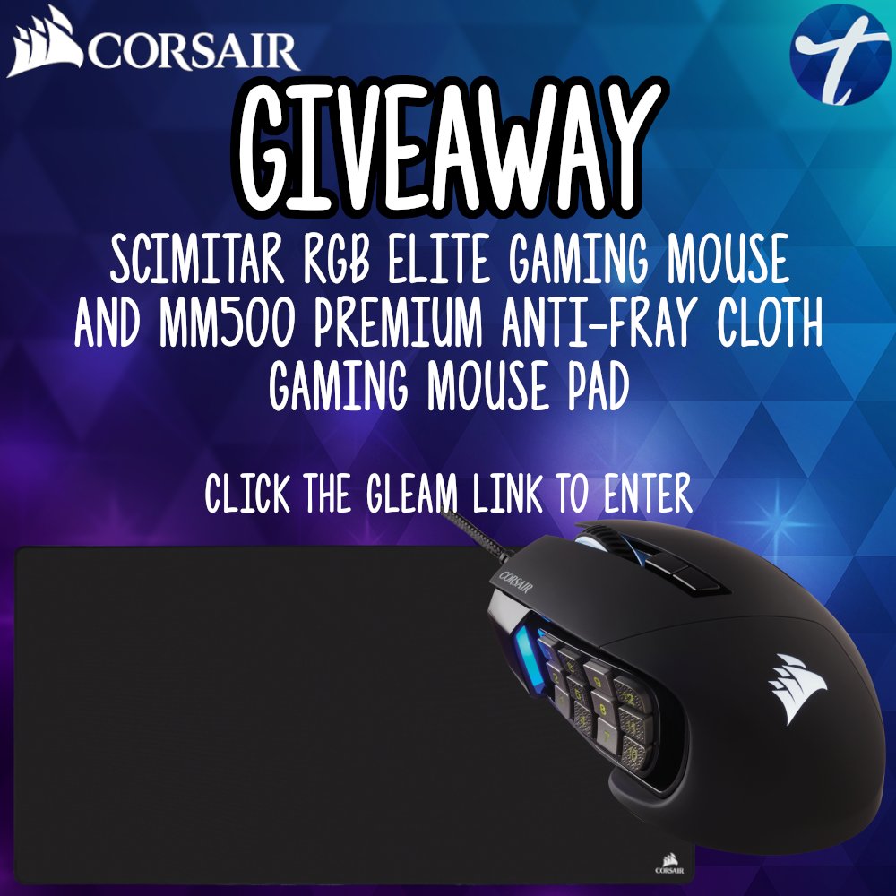 tashnarr's tweet image. doUBLE PRIZES??
💜💛💙💚❤️
Win the brand new 
@CORSAIR
 SCIMITAR RGB ELITE Mouse AND the MM500 Mouse Pad - Extended 3XL 😍

add custom macros to your 17 fully programmable buttons and play your way
❤️💚💙💛💜
gleam.io/auJLf/new-scim…
#sponsored #ad