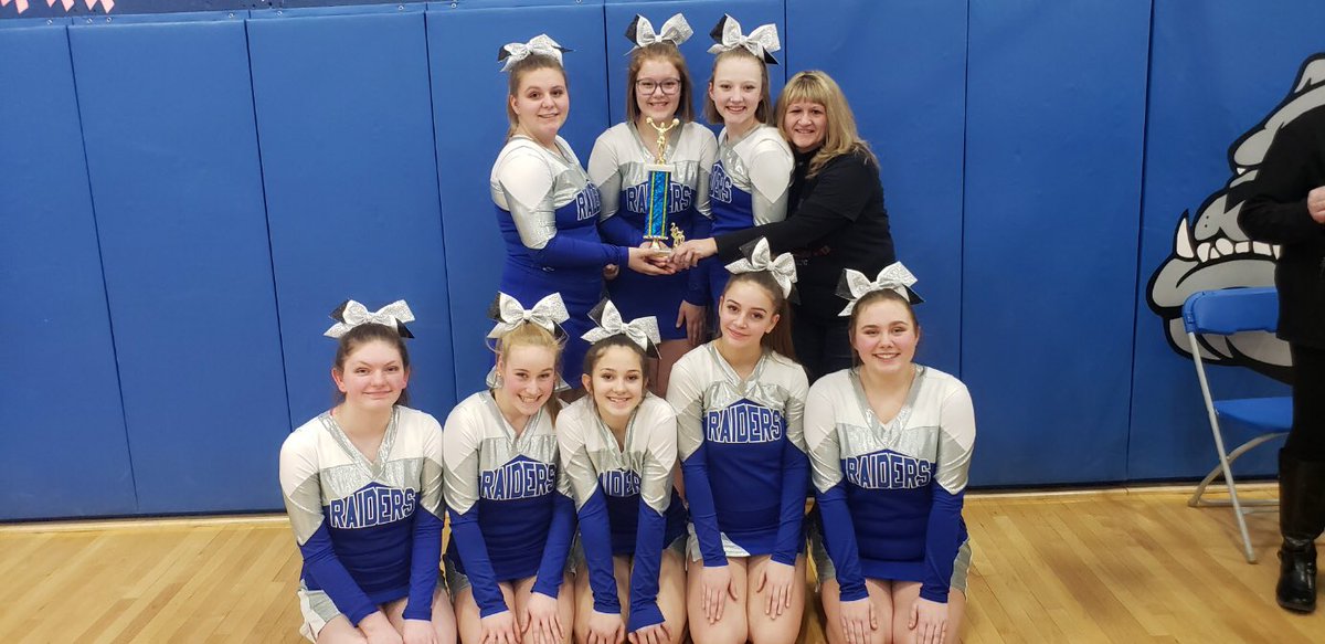 Congrats OHHS Cheerleaders on a 1st place finish at the Lawrence Invitational!