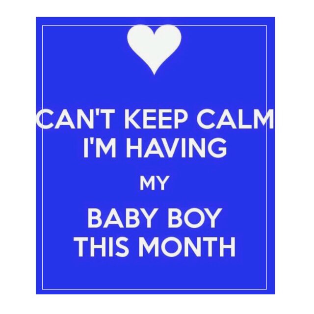 jourdancm's tweet photo. Only 2 weeks and 6 days baby boy😍💙 https://t.co/e3Rhgw9D8W