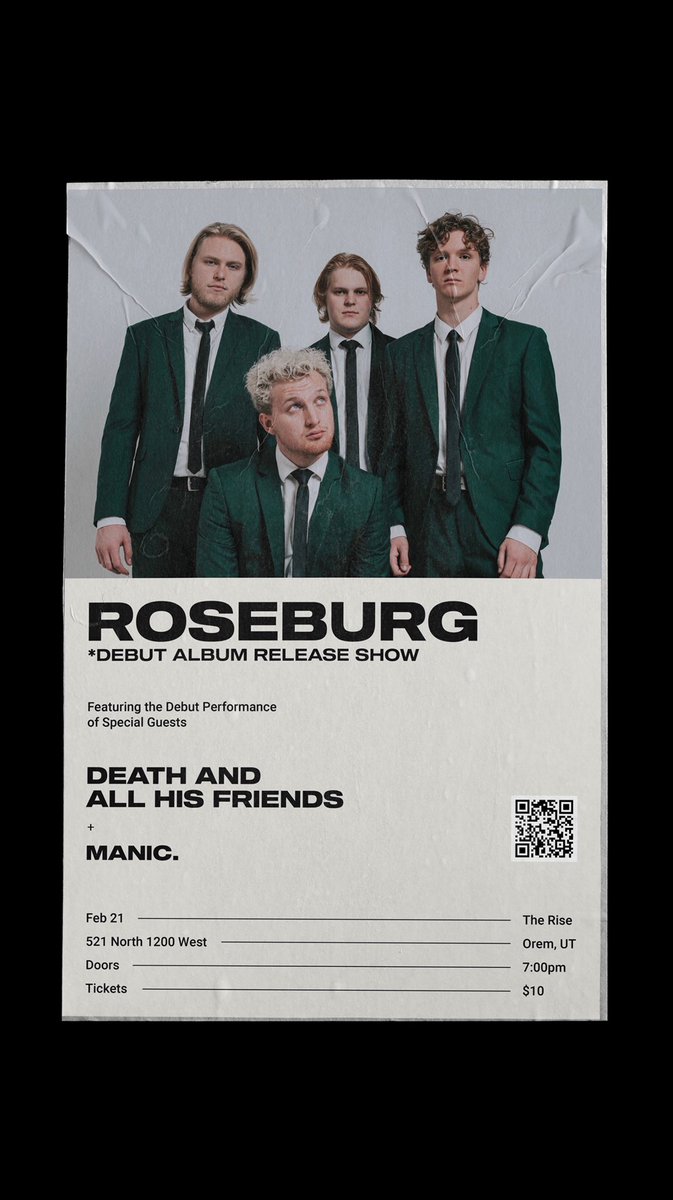 10,000 RTs and one follower of <a href="/roseburg/">Roseburg</a> will win a FREE FLIGHT to Utah for our album release show! Let it happen. Good luck.