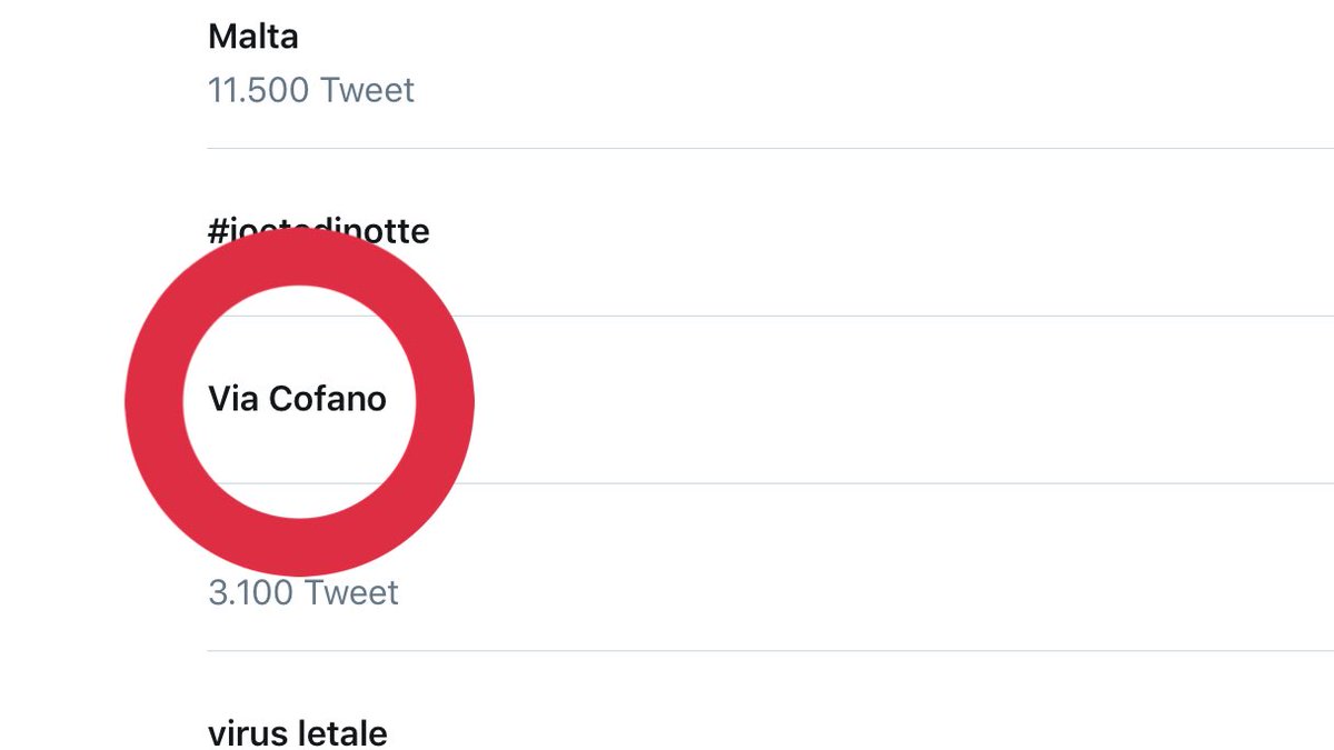 cloudy__93's tweet photo. Via Cofano in tendenza 🤣🤣🤣 #cepostaperte https://t.co/9niKjoDJnz