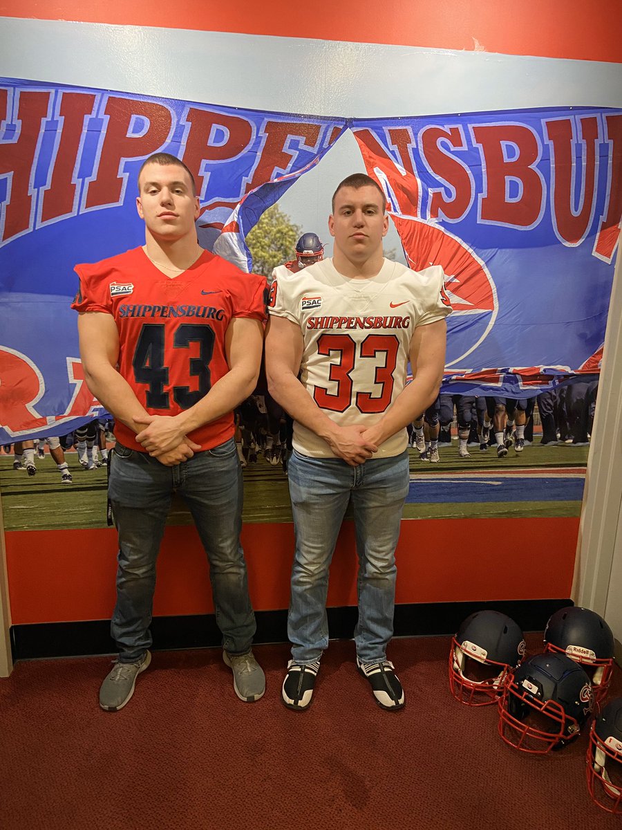 jemge5's tweet photo. After an awesome visit, I am incredibly blessed to announce that I have decided to continue my athletic and academic career at Shippensburg university!! Go red raiders‼️@MCBDCLB @CoachMACshipU @ShipFootball @canes77 @PaFootballNews @MTSD_ATHLETICS https://t.co/6gAIDwI0Nf