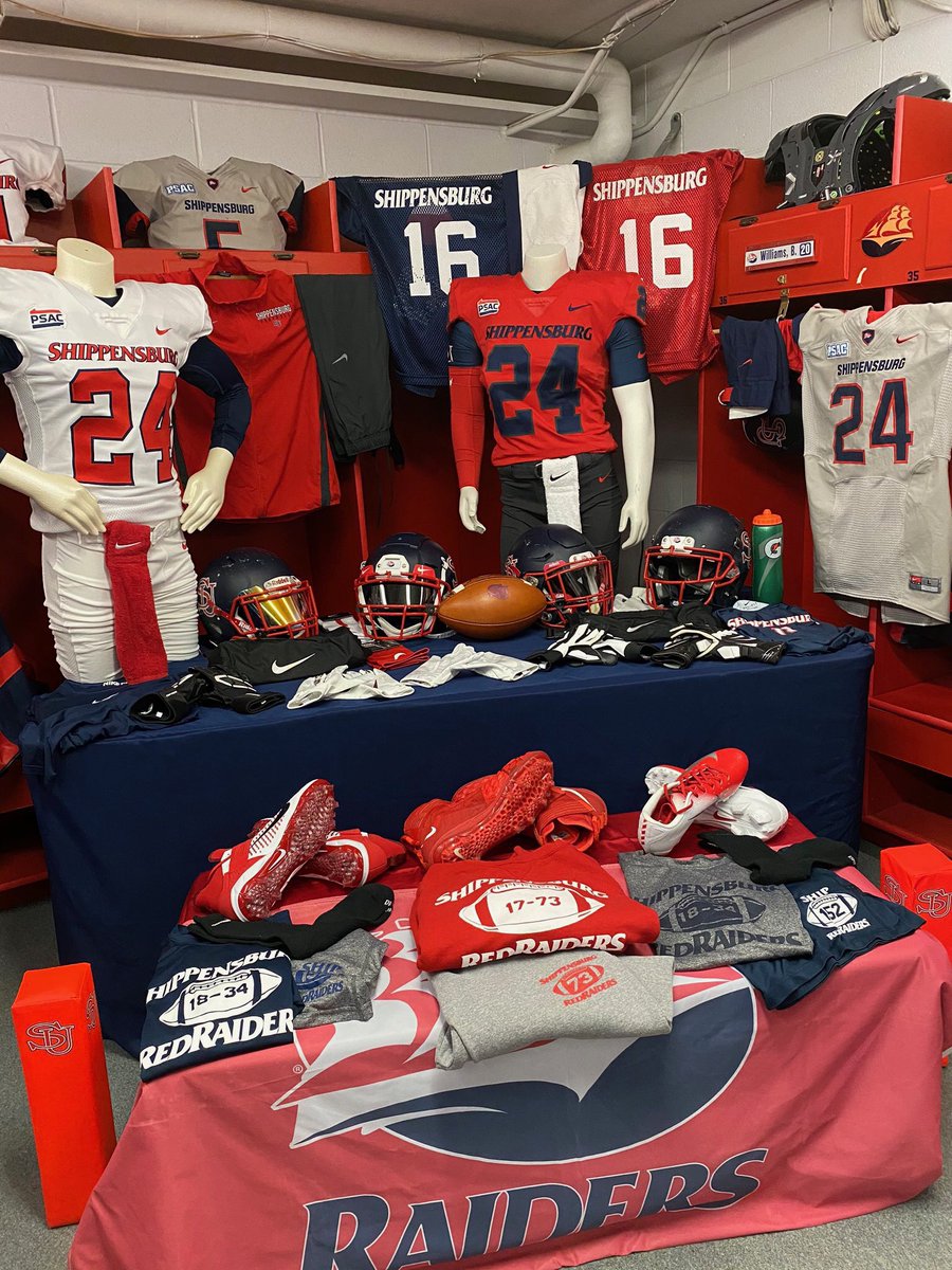 jemge5's tweet photo. After an awesome visit, I am incredibly blessed to announce that I have decided to continue my athletic and academic career at Shippensburg university!! Go red raiders‼️@MCBDCLB @CoachMACshipU @ShipFootball @canes77 @PaFootballNews @MTSD_ATHLETICS https://t.co/6gAIDwI0Nf