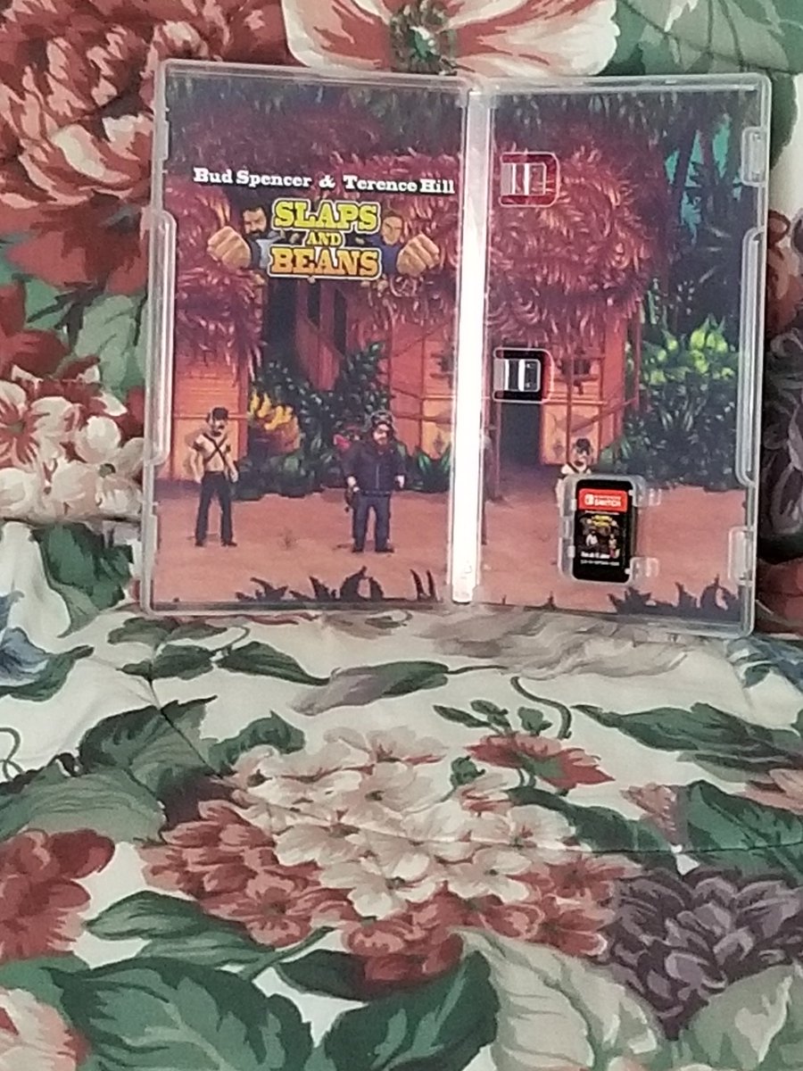 DragonMstrAlex's tweet photo. My first pickup for #Switchruary and my 273nd physical Switch game is Bud Spencer & Terence Hill: Slaps and Beans from @RealStrictlyLTD. This looks like a really fun beat em up and I am excited to play it! #SwitchCorps https://t.co/jsVgawtBQ3