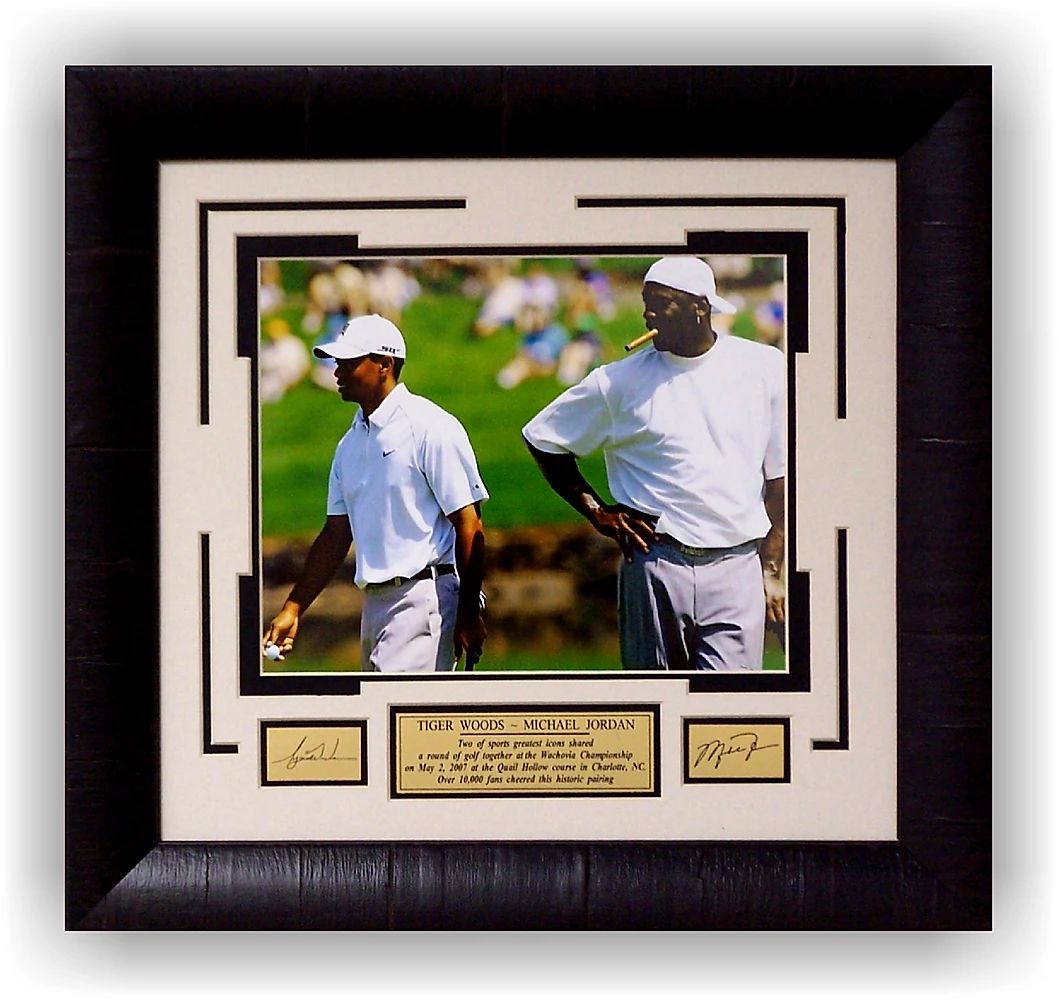 ARROAutism's tweet photo. Check out this item we will have up for auction at An Evening for Autism 2020 on Saturday, February 8th! It's a signed photo of Tiger Woods and Michael Jordan golfing together at the Wachovia Championship in Charlotte, North Carolina in 2007. https://t.co/b1Lxzc4p9m #AEFA2020 https://t.co/7CAIa9JS9V