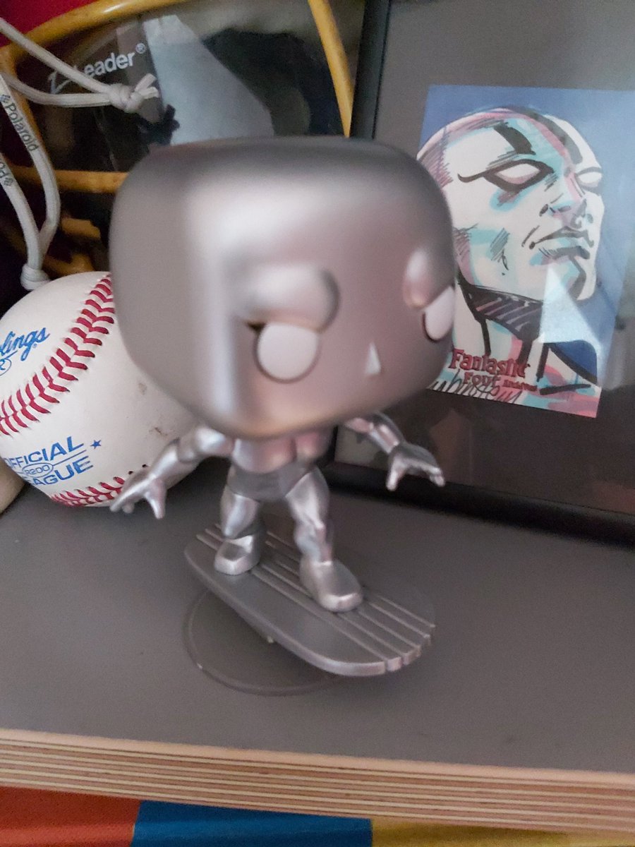 KIllustrious's tweet photo. Couldn't resist the funko...it's #SilverSurfer ...that makes it more than okay! #thiscannotbe @LetsTalkSurfer @bassbrooo https://t.co/T0v92HnQUi