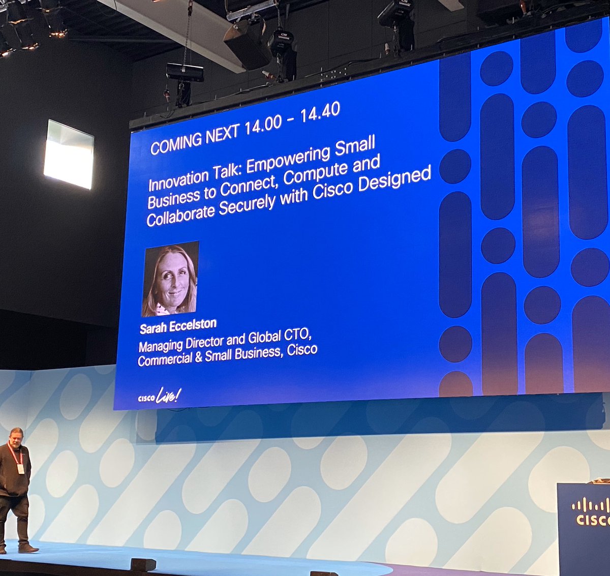 To all @CiscoLiveEurope attendees - Catch up on the launch and demo of our small business portfolio, streaming from the @CiscoLiveEurope website, and learn why big is better when it comes to AI and ML. thank you to all our customers who attended