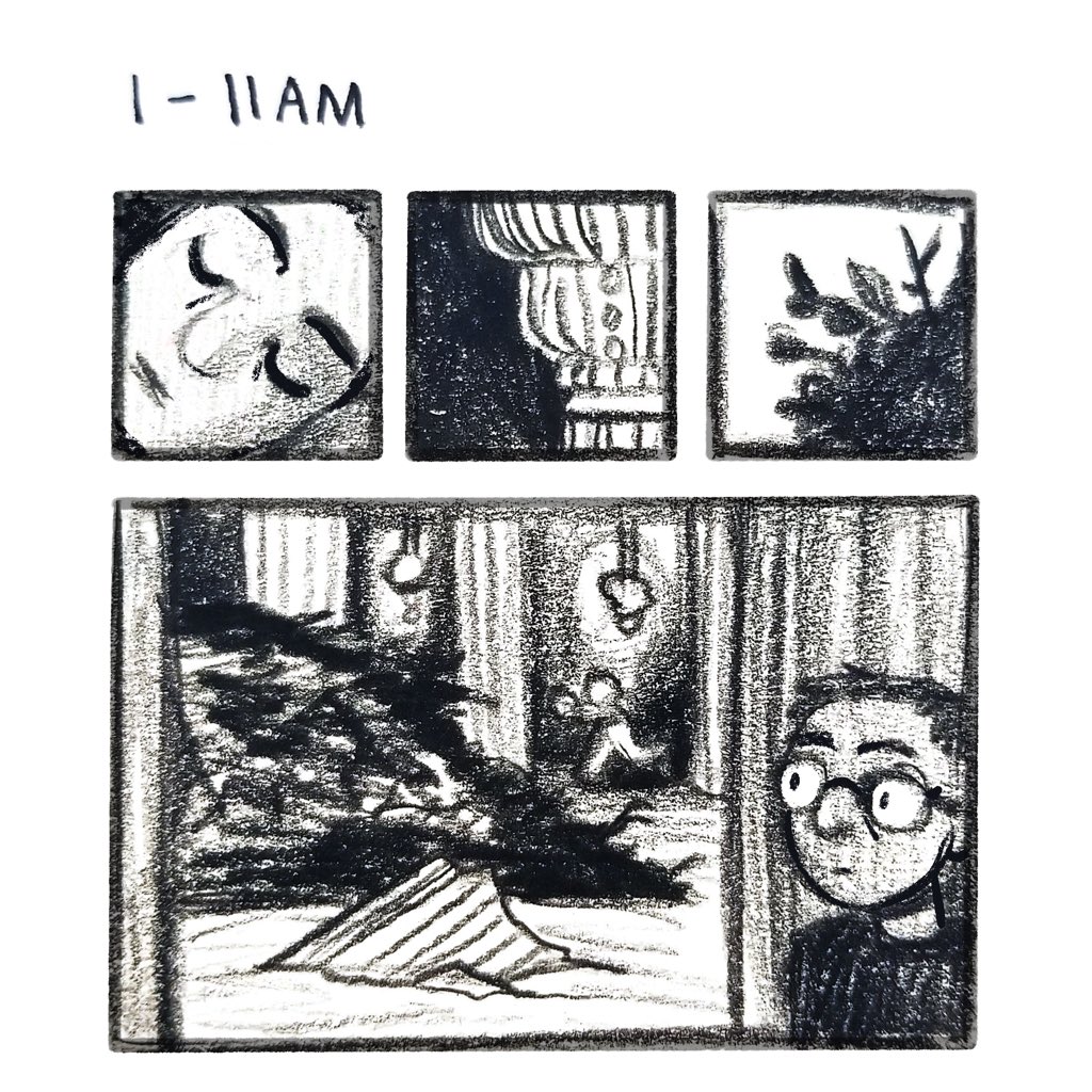 #hourlycomicday 1AM-11AM: fun and spooky dreams 