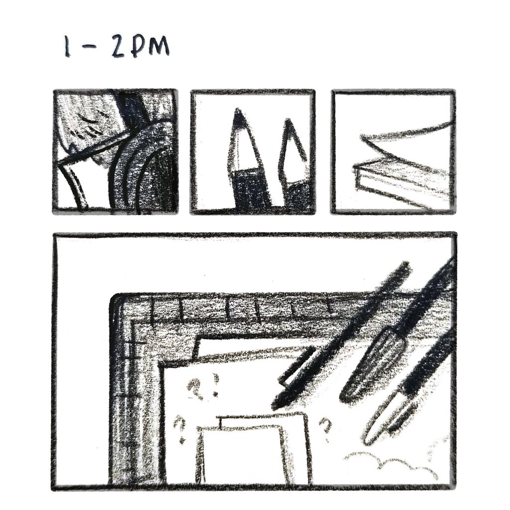#hourlycomicday 1-2PM: time to catch up 