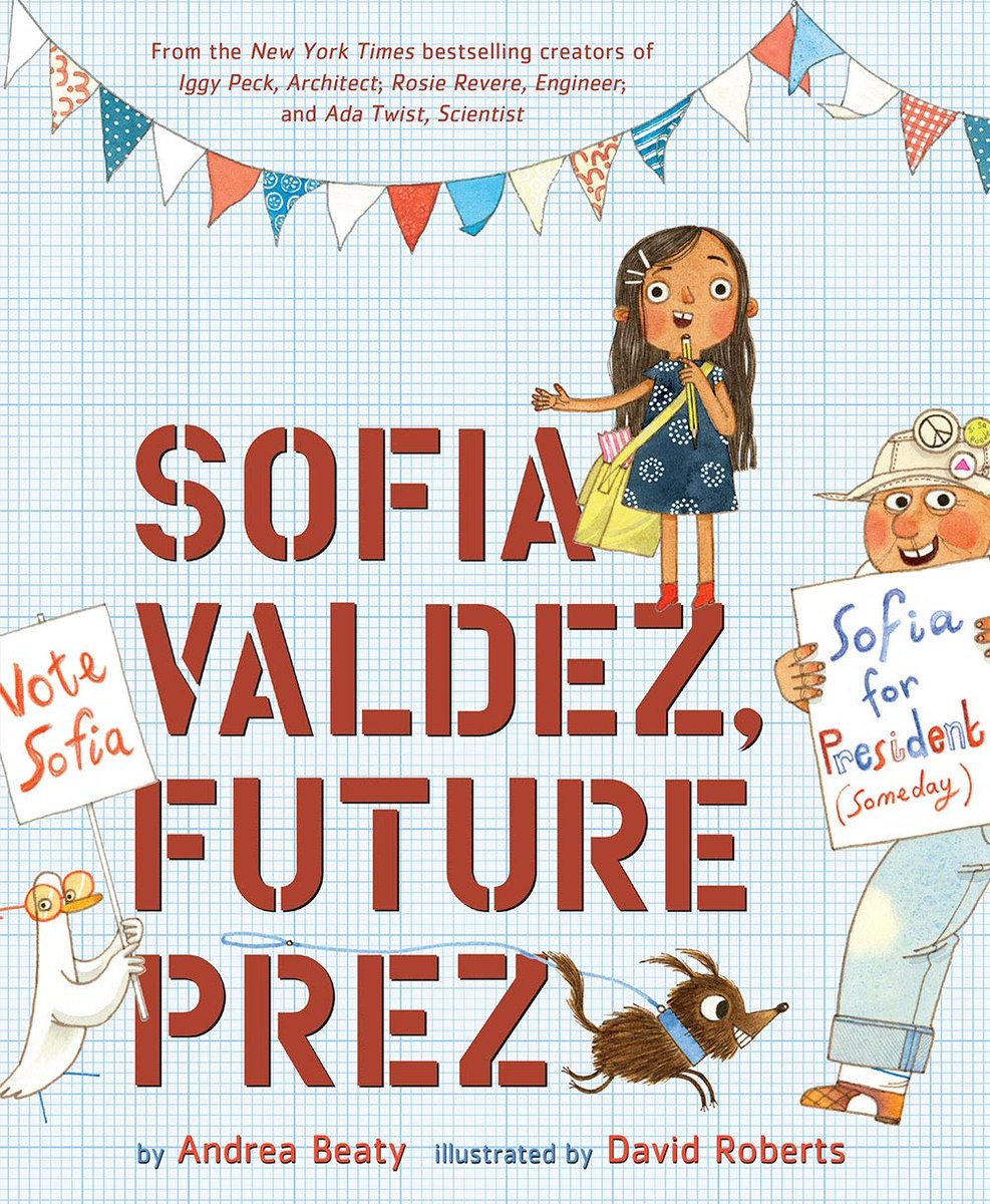 Need a story that demonstrates how children, too, can be a catalyst for change? This adorable rhyming book from  @andreabeaty with illustrations by  #DavidRoberts is "...an empowering story about standing up for what you believe in to make a difference in the world."