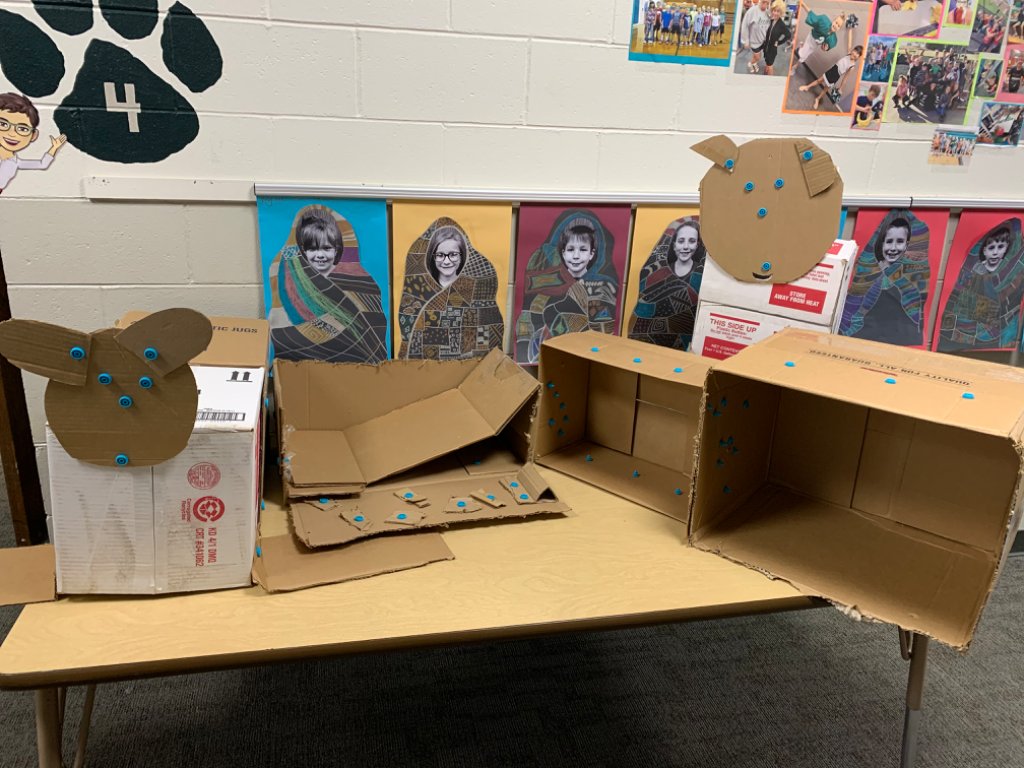 loomis_wolves's tweet photo. After studying hibernation with @kweaver50w 1st grade students collaborated to make bears 🐻 and their dens during tech time with @loomiscox4 👏🏻👏🏻Great Job👏🏻👏🏻
#loomiswolves #makedo https://t.co/S40wBAFoeZ