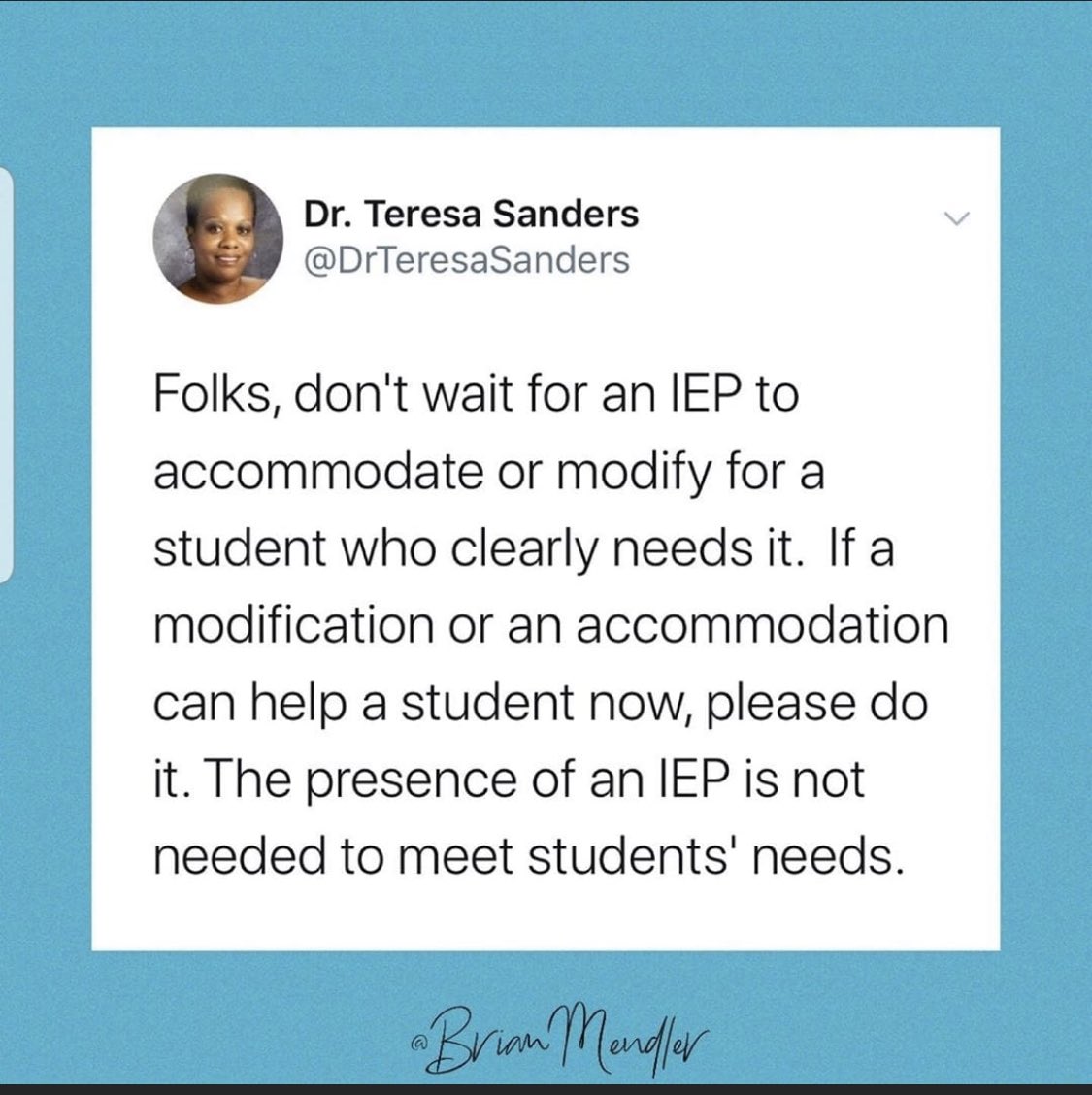 tskizziah's tweet photo. @DrTeresaSanders, can we shout this from the mountain tops?? https://t.co/tS6UDvrtfI