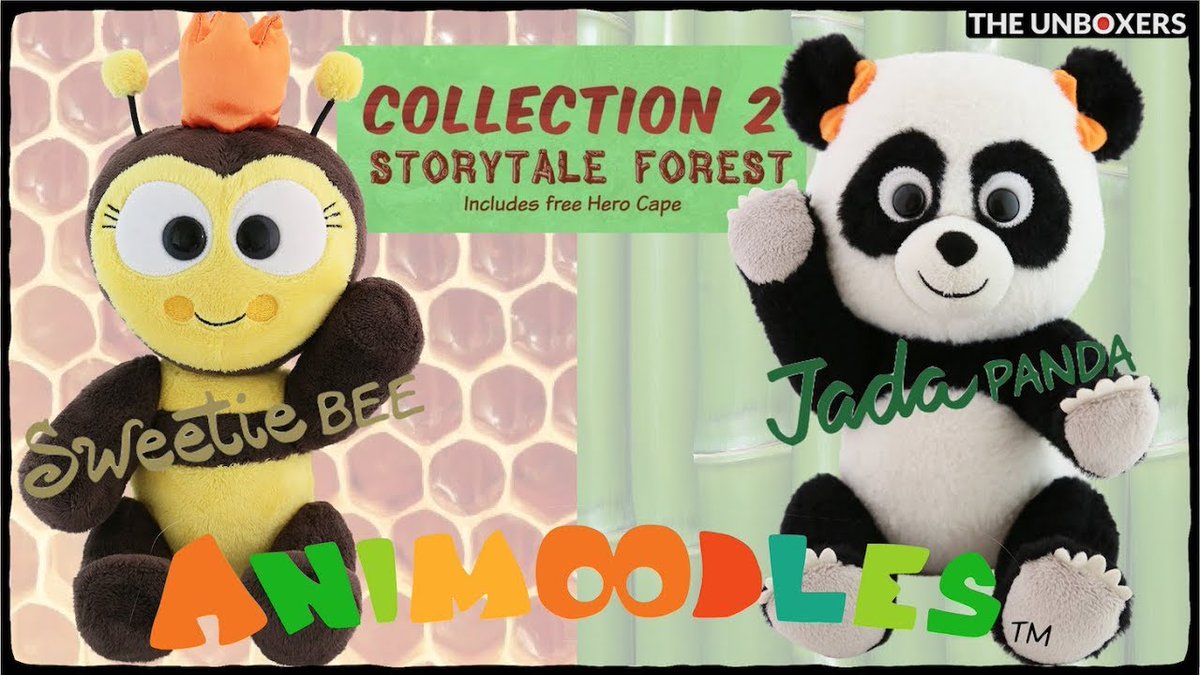 Throwback to our Unboxing of Jada Panda and Sweetie Bee, the adorable, magnetic Animoodles plushies
youtu.be/9kbn3xhBJSg

📦 Give the video a 👍 &amp; be sure to #subscribe 

#ad #Animoodles #plush #teddybear #unboxing #toys #ToyPhotography #HotToys #CoolToys #SaturdayMotivation