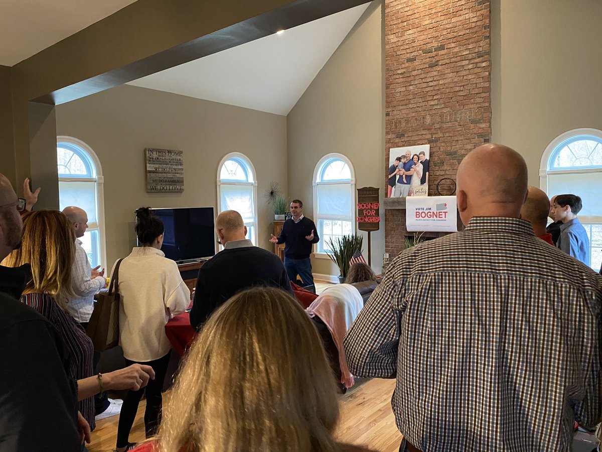 Bognet4congress's tweet photo. Thanks to everyone who came out to “JAVA with Jim”. It’s was great to meet voters in Mountain Top and discuss kitchen table issues families face everyday. #PA08 #PAPolitics #WinWithJim https://t.co/knqAhUz7Pr