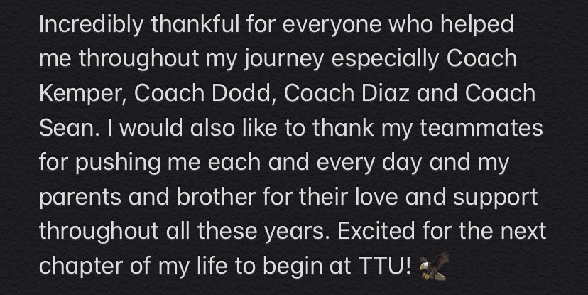 SUPER EXCITED TO ANNOUNCE MY COMMITMENT TO TENNESSEE TECH UNIVERSITY! #WingsUp @TTU_CoachA <a href="/Coach_MKemper/">Matt Kemper</a> <a href="/QBCoachMcEvoy/">Sean McEvoy</a>