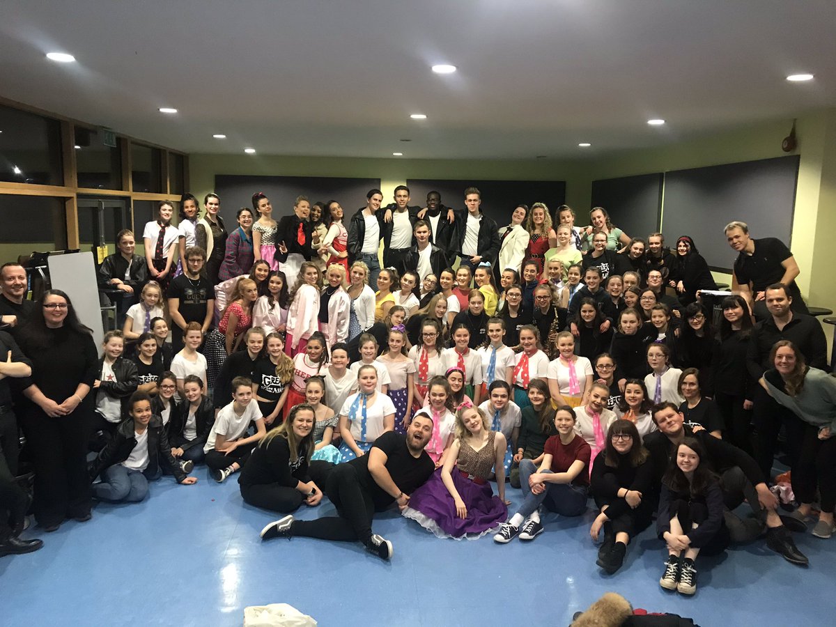 What a fantastic cast and crew. We love you! #GreaseIsTheWord TMR