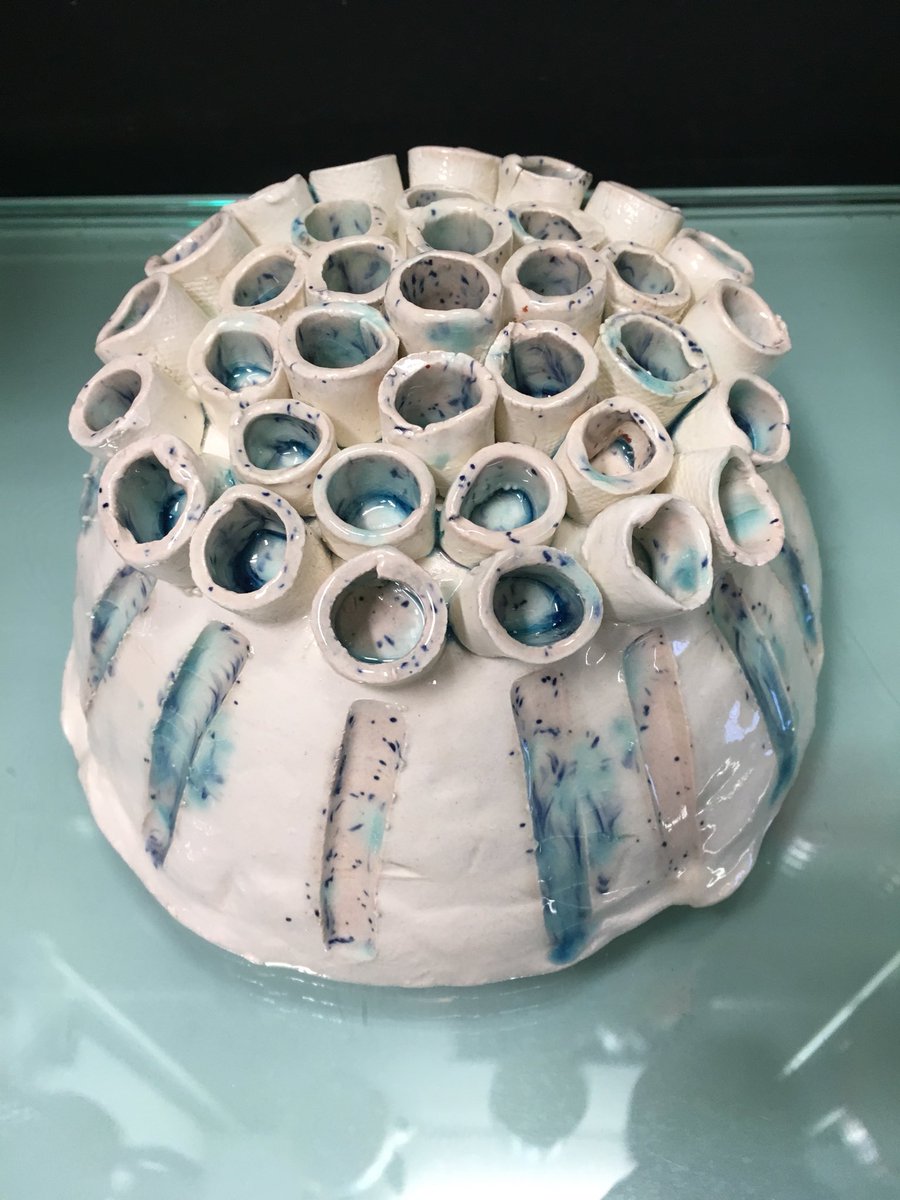 PabellonArtRoom's tweet photo. This past month we have been deep in ceramics.  Now the fun part is seeing them emerge from the kiln.  These are 7th grade wall relief sculptures.  #mrspabellonsartroom #bebrooks97 #weared97 #oakpark97 #arted https://t.co/AhuGKX91EK