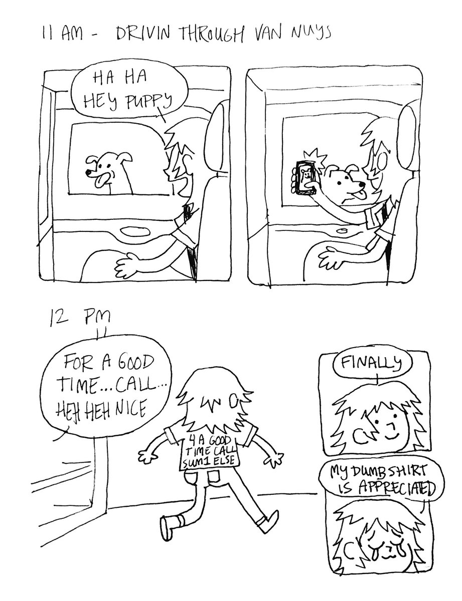 #hourlycomicday2020 11 am and 12 pm 
