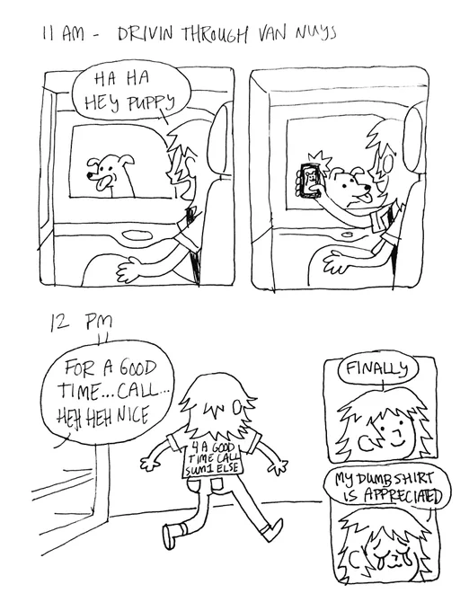 #hourlycomicday2020 11 am and 12 pm 