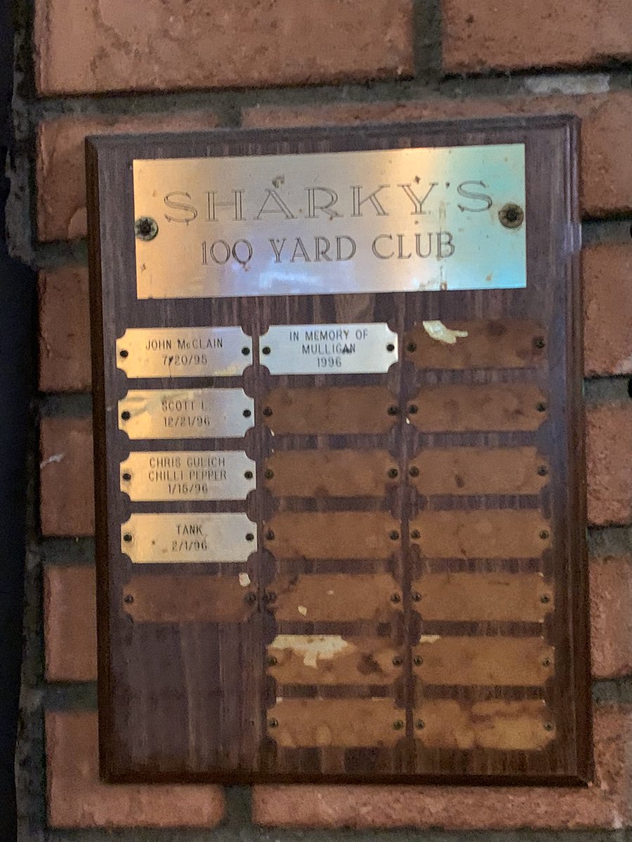 A plaque last updated in 1996.