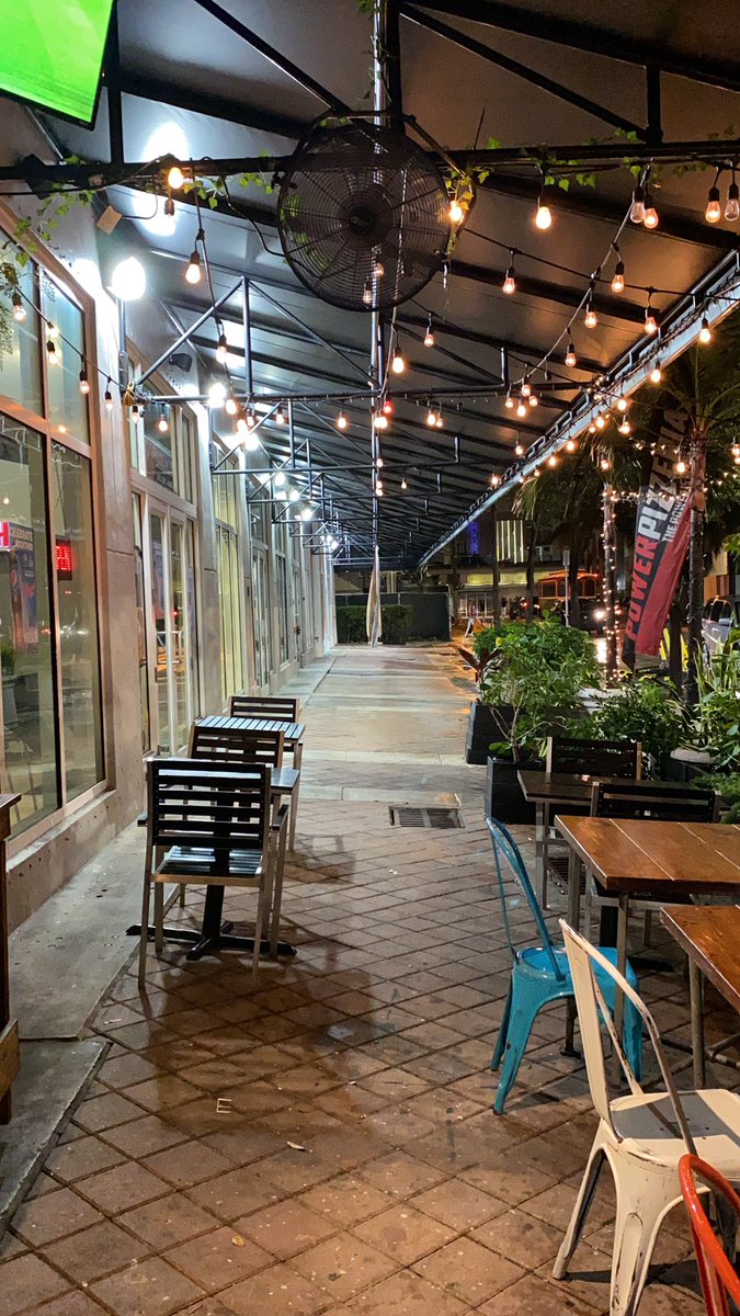 MiamiBarCrawls's tweet photo. EVENT UPDATE: For those of you asking, it’s barely drizzling here in Brickell. And according to multiple weather apps, it shouldn’t rain for the rest of the night. Also, attendees waiting in line will be able to stay dry. https://t.co/koacUAOAJu