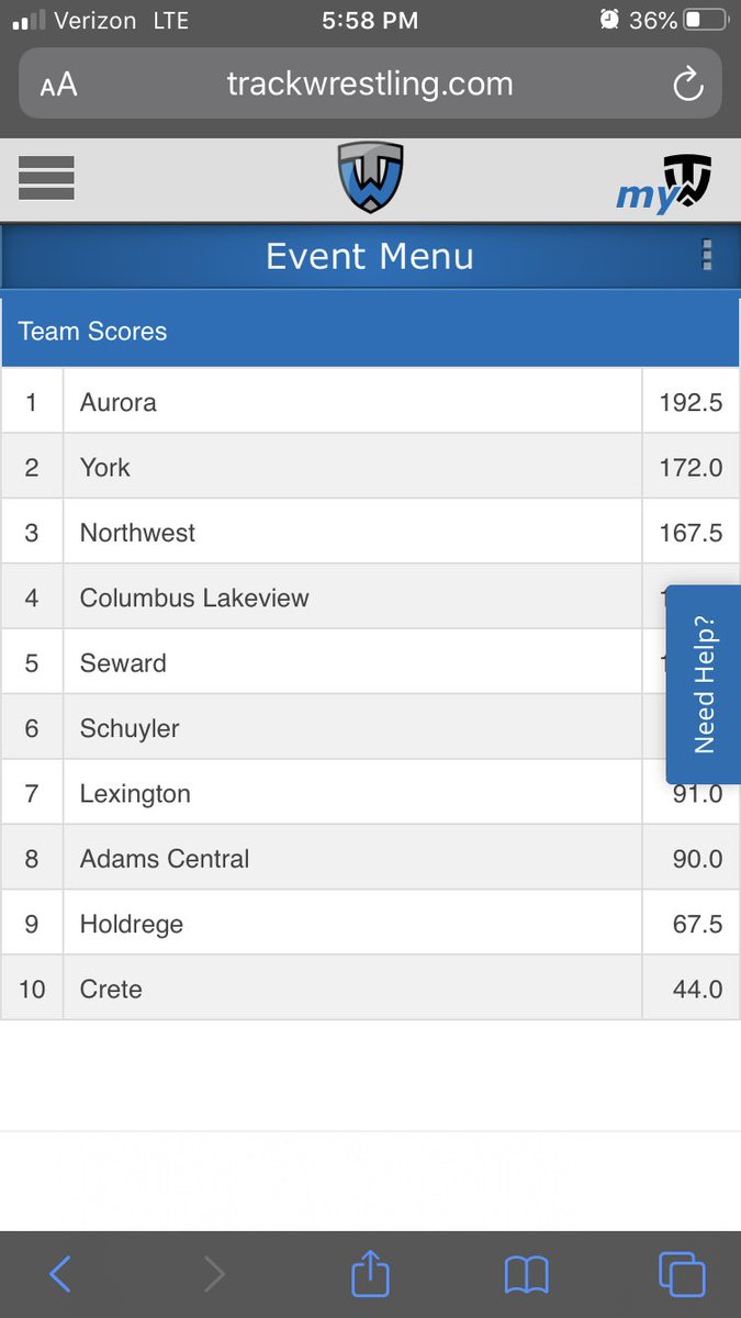 Aurora_Wrestle's tweet image. What a fun day!! @Aurora_Wrestle wins the Central Conference with 4 champions, 2 runner-ups and 6 other placing wrestlers. #EverySecond