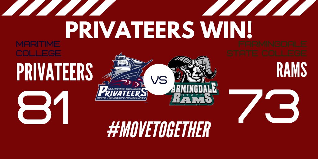 Make that FOUR in a row for the Privateers! #MOVEtogether