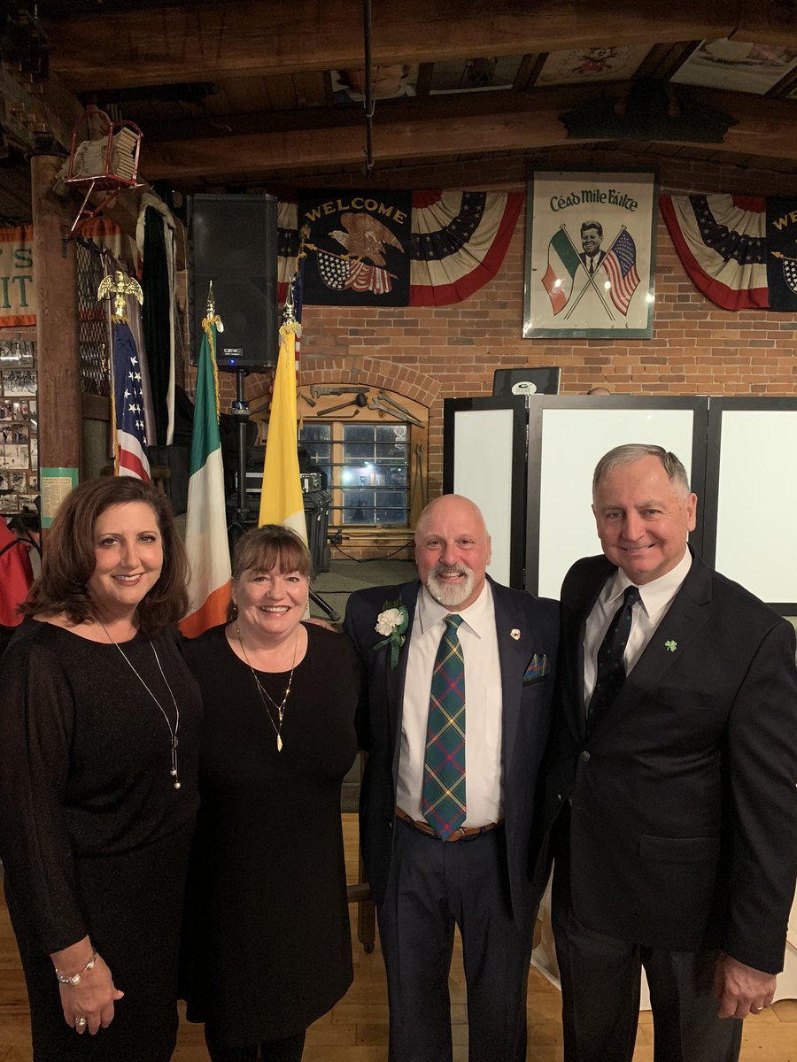 Congrats to John Beaulieu not only a great chief of staff but also the 2020 Daniel J. Gallivan recipient from the St Patrick’s Committee of Holyoke!!