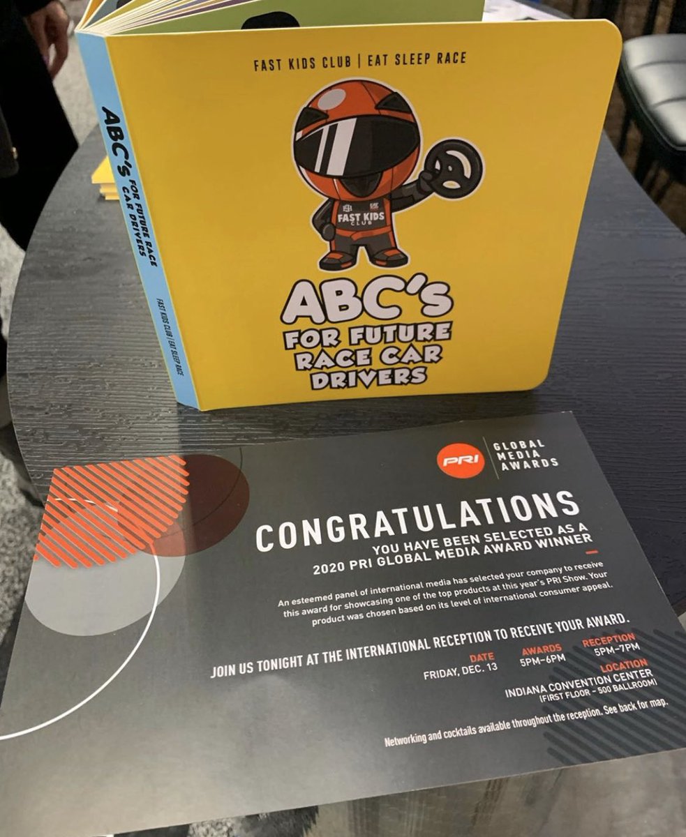 fastkidsclub's tweet image. Took home 2020 PRI Global Media Award! Get yours now! Fastkidsclub.com