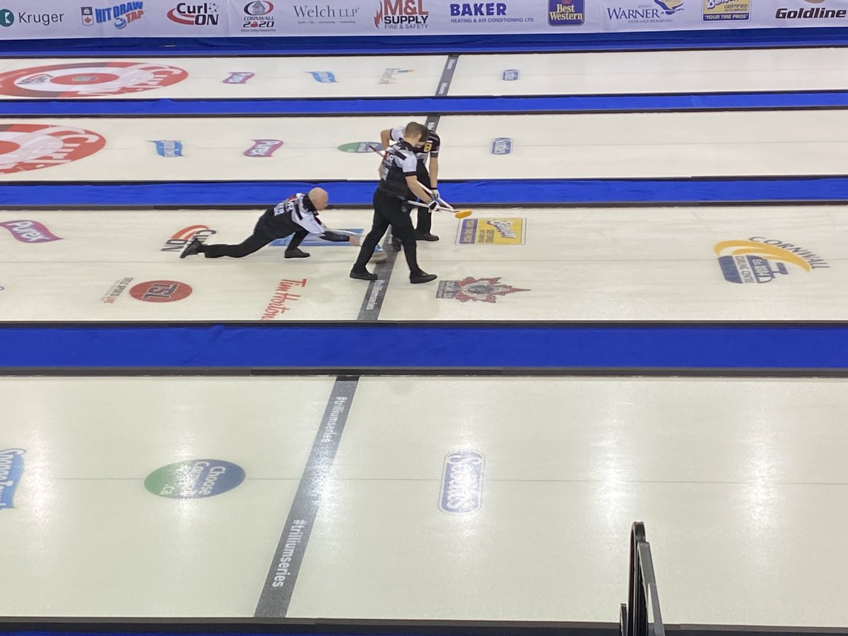 1 month into my curling ‘career’ and I’m watching @TeamGlennHoward at the Civic Complex. 

Tomorrow’s matchup with @TeamJohnEpping will require some Eppic Ale. #curlon 

World-class curling right here in Cornwall.