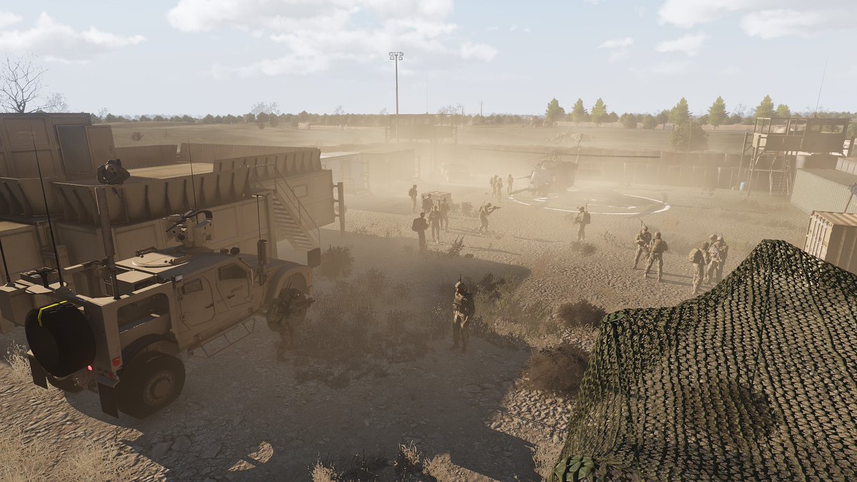 820th_vSFG's tweet photo. 822nd vSFS "Scorpions" conducting an #mrx in Lythium, Takistan. We'll be getting back out to the austere environment of Takistan this month!
@Arma3official #ArmA #ArmA3 #MilSim https://t.co/0j8Ze9Vk8B
