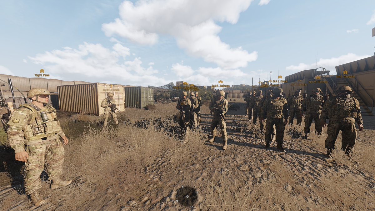 820th_vSFG's tweet photo. 822nd vSFS "Scorpions" conducting an #mrx in Lythium, Takistan. We'll be getting back out to the austere environment of Takistan this month!
@Arma3official #ArmA #ArmA3 #MilSim https://t.co/0j8Ze9Vk8B