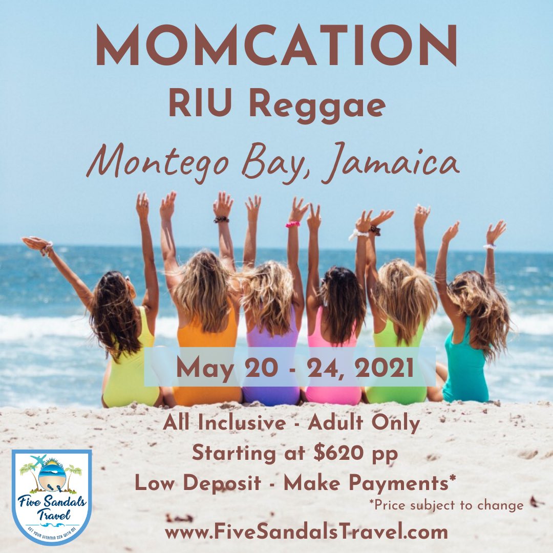 5_SandalsTravel's tweet photo. Grab your girls and go..Momcation in a Montego Bay! Relax, rejoice and refresh with Fove Sandals Travel! #momcation #montegobay #girlswhotravel #girlsgetaway #fivesandalstravel #girlsvacation #RELAX #refresh https://t.co/XCNVaORtfn