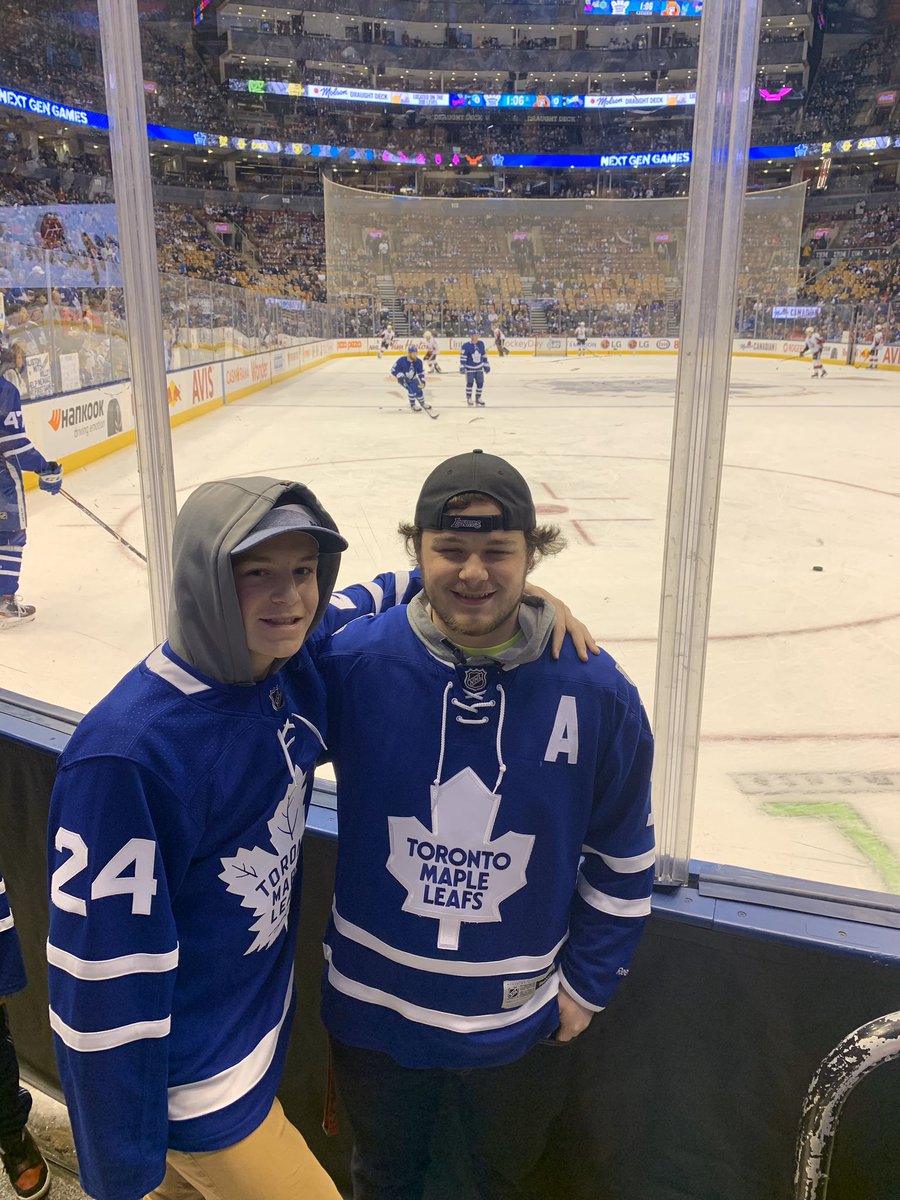 erik5sson's tweet photo. @kasperikapanen1 @SheldonKeefe bought two tickets for my boys, kid on the left is a huge Käppi fan - last years Xmas gift on his back. And you get scratched for internal accountability. #setyouralarmclock #refund https://t.co/q5MiouTkHB