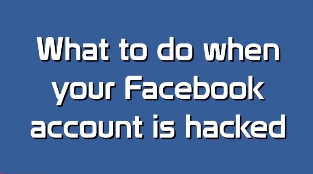 What to do when your #Facebookaccounthacked 
Watch here:
youtu.be/BIfUlP6qzqM