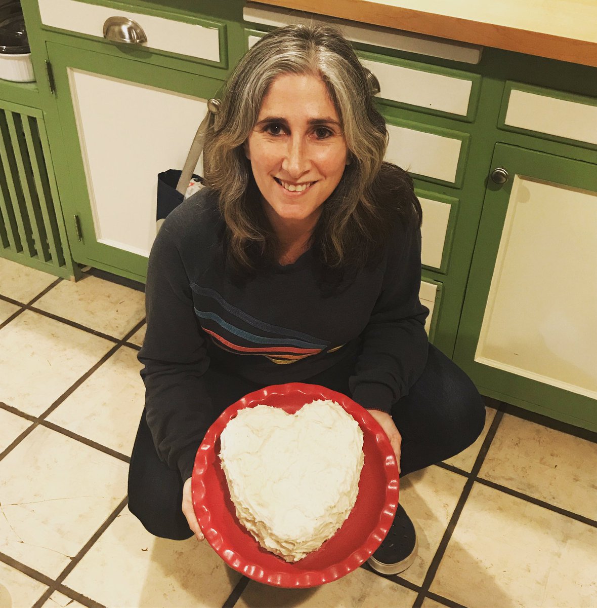 AbbyKMusic's tweet photo. Devils food was the cake in order, heart-shaped of course. #birthdaysaremeantforcake #bakersfun #abbykmusic https://t.co/iALbmD9gHG