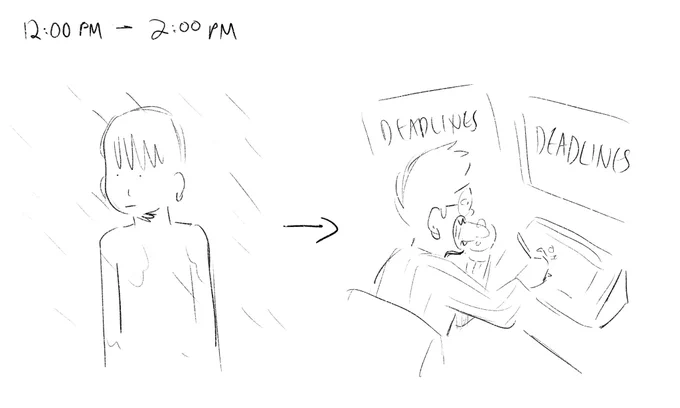 Was behind schedule ended up eating a cold leftover chicken tender for lunch 
